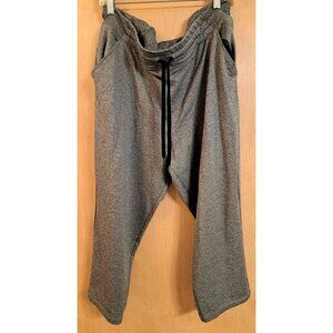 Tek Gear Women’s Xl On The Go Mid Rise Capri Grey Stretch Pants RN#73277